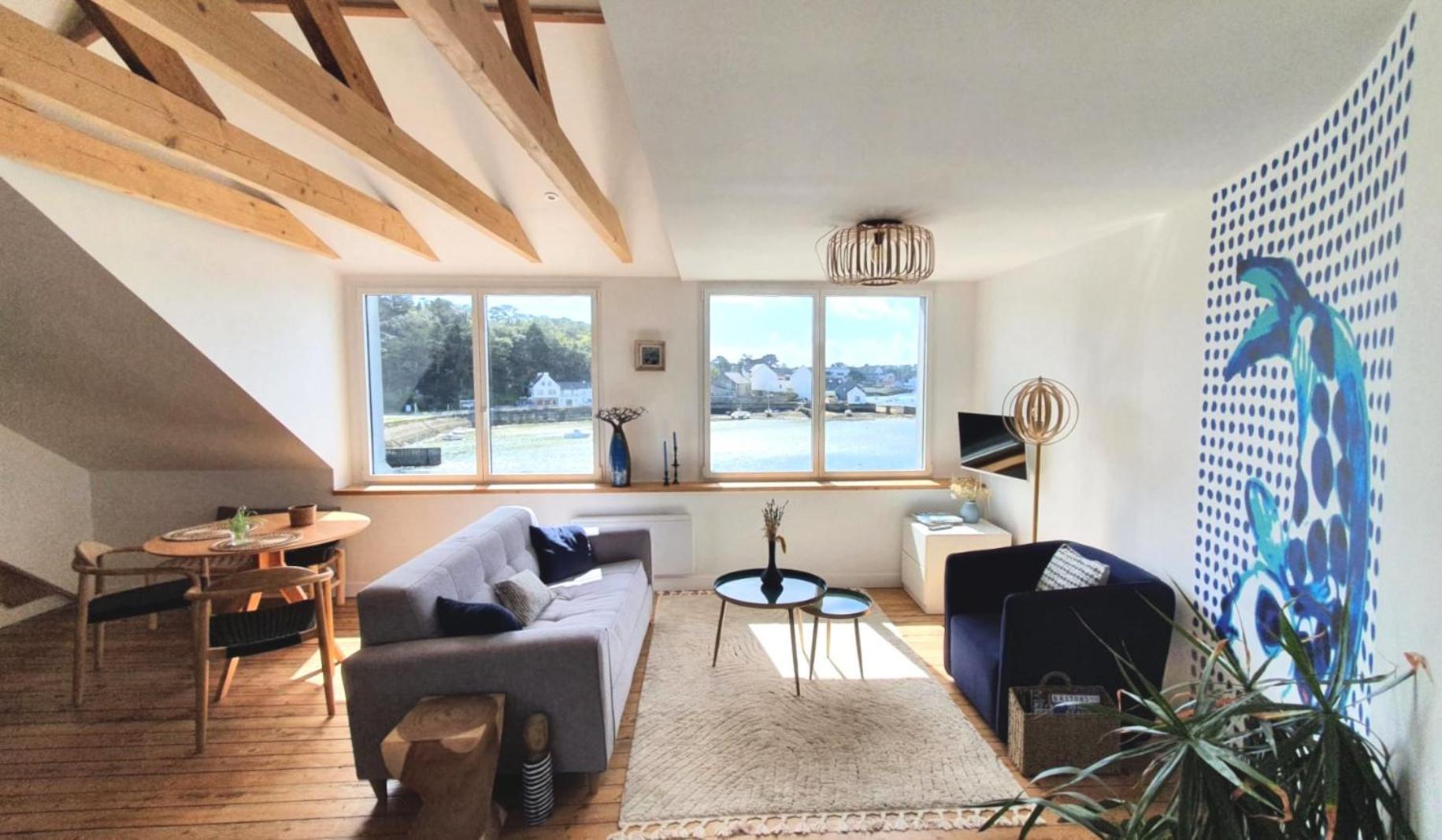 Anatoline Audierne Appart'Hotel Vue Mer - Sea & Harbor Stay Dış mekan fotoğraf