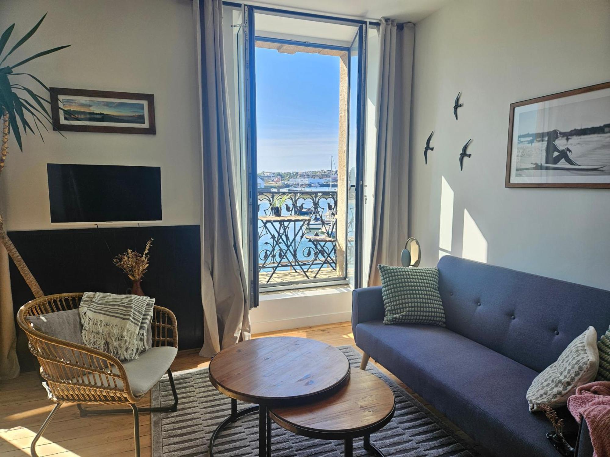 Anatoline Audierne Appart'Hotel Vue Mer - Sea & Harbor Stay Dış mekan fotoğraf